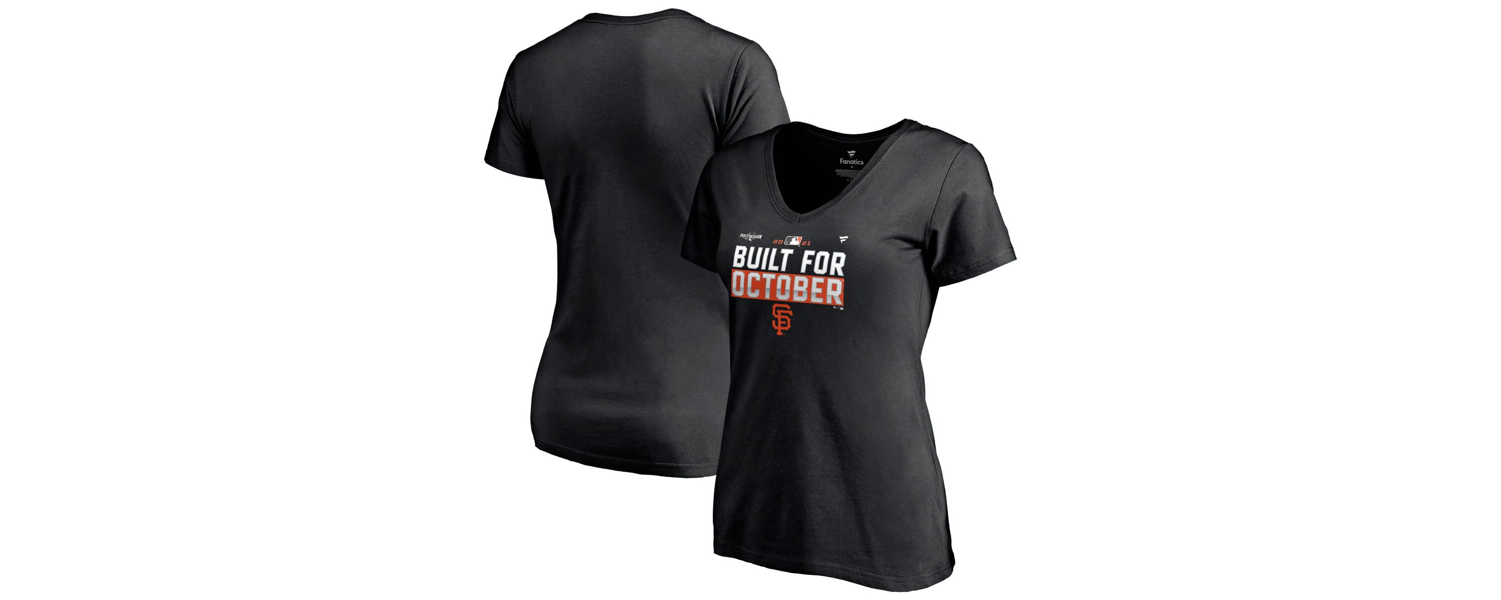 MLB Fanatics San Francisco Giants 2021 season Locker Room V-Neck T-Shirt