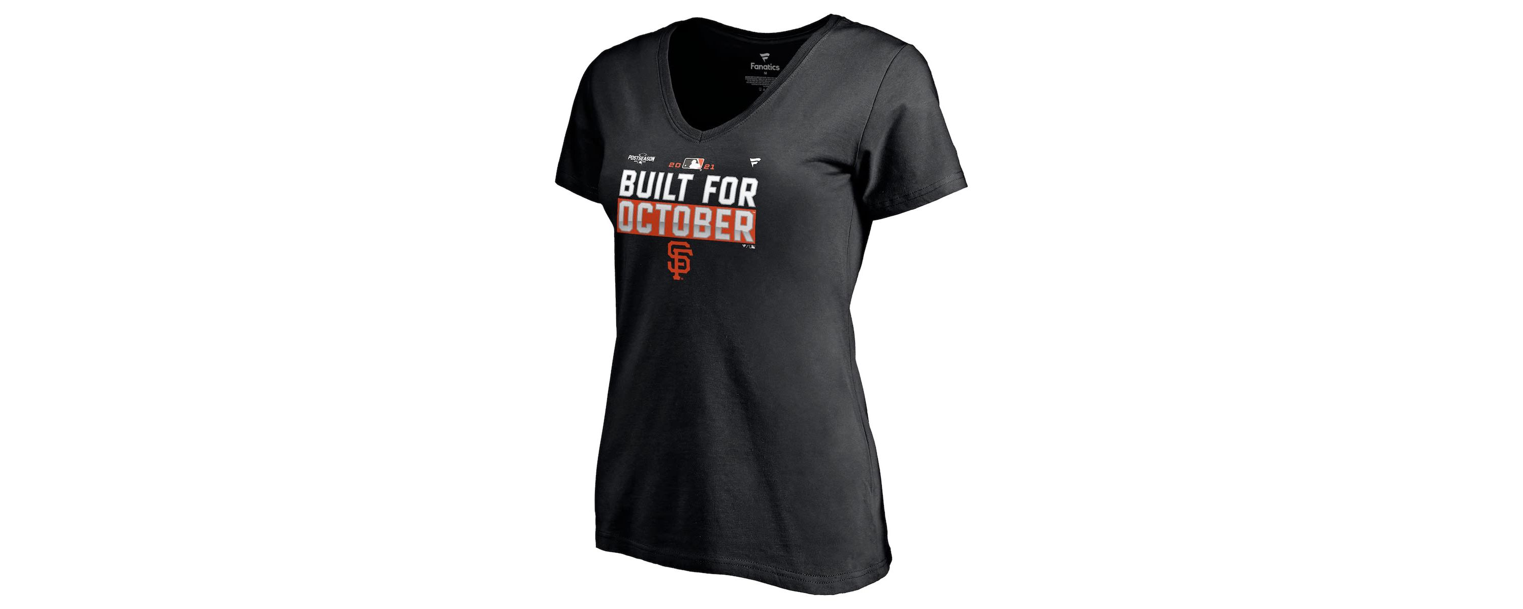 MLB Fanatics San Francisco Giants 2021 season Locker Room V-Neck T-Shirt