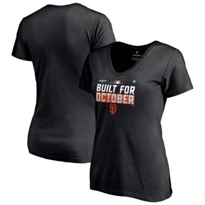 MLB Fanatics San Francisco Giants 2021 season Locker Room Plus V-Neck T-Shirt