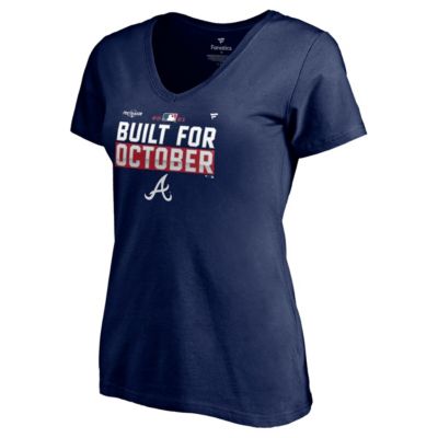 MLB Fanatics Atlanta Braves 2021 season Locker Room Plus V-Neck T-Shirt