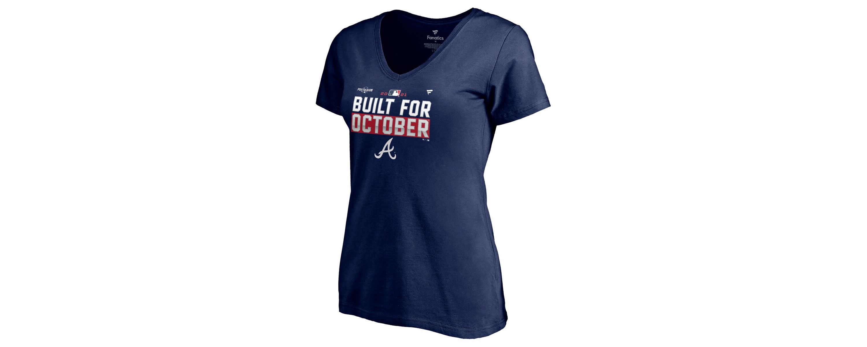 MLB Fanatics Atlanta Braves 2021 season Locker Room Plus Size V-Neck T-Shirt