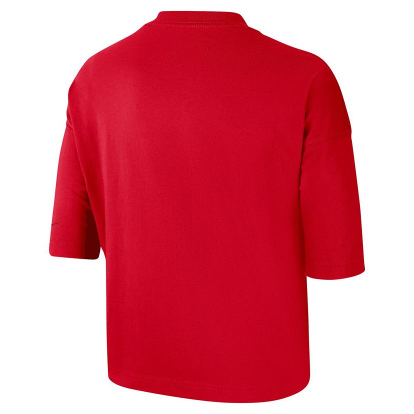 NCAA Nike Georgia Bulldogs Crop Performance T-Shirt