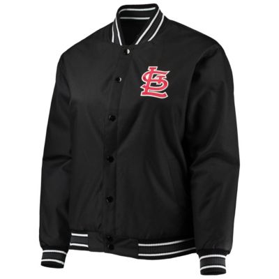 MLB St. Louis Cardinals Plus Poly Twill Full-Snap Jacket