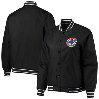 MLB Chicago Cubs Plus Poly Twill Full-Snap Jacket