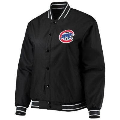 MLB Chicago Cubs Plus Poly Twill Full-Snap Jacket