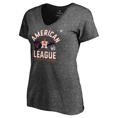 MLB Fanatics ed Houston Astros 2021 American League s Locker Room V-Neck T-Shirt