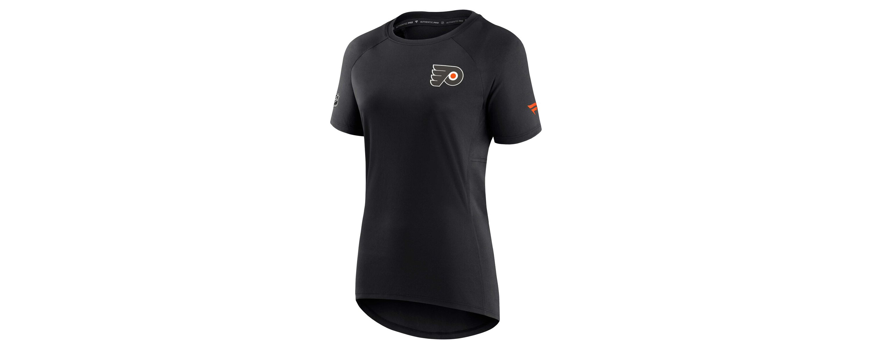NHL Fanatics Philadelphia Flyers Authentic Pro Rink Raglan Tech T-Shirt