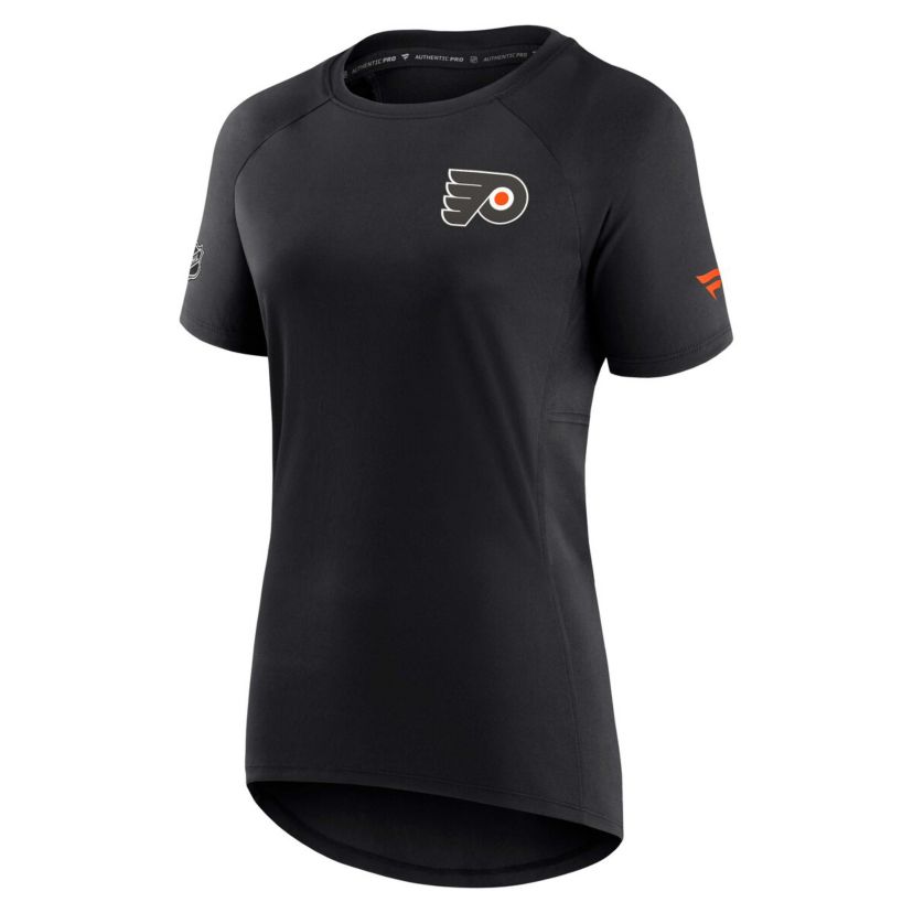 NHL Fanatics Philadelphia Flyers Authentic Pro Rink Raglan Tech T-Shirt