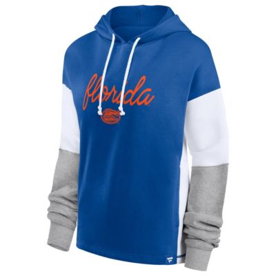 NCAA Fanatics Florida Gators Play It Safe Colorblock Pullover Hoodie