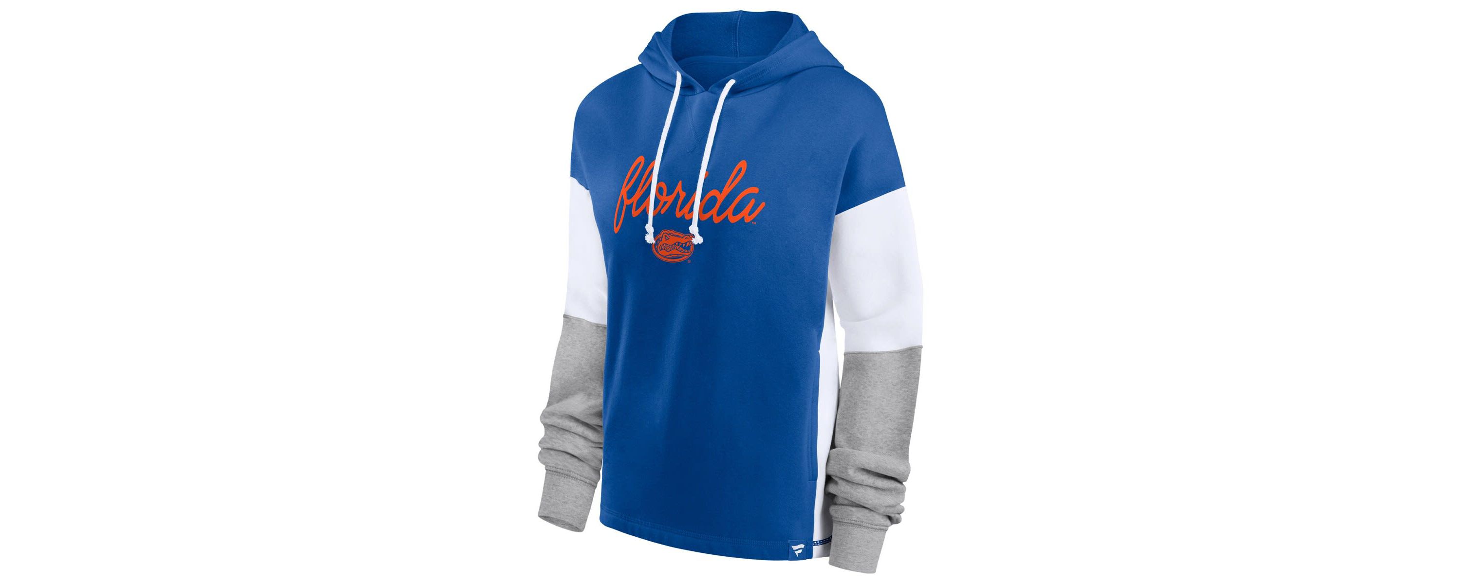 NCAA Fanatics Florida Gators Play It Safe Colorblock Pullover Hoodie