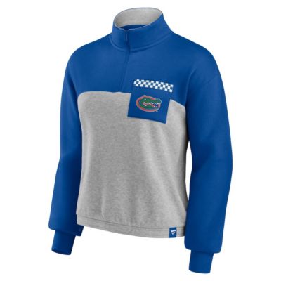 NCAA Fanatics ed Florida Gators Sideline to Colorblock Quarter-Zip Jacket