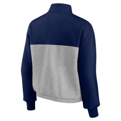 NCAA Fanatics ed Notre Dame Fighting Irish Sideline to Colorblock Quarter-Zip Jacket