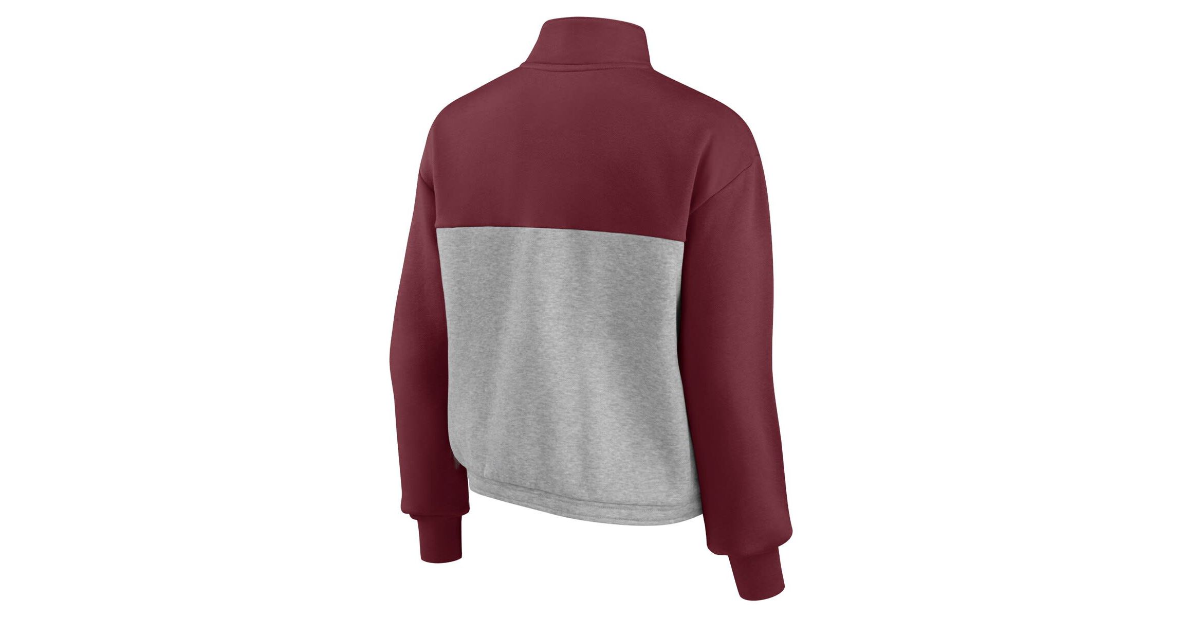 NCAA Fanatics ed Texas A&M Aggies Sideline to Sideline Colorblock Quarter-Zip Jacket