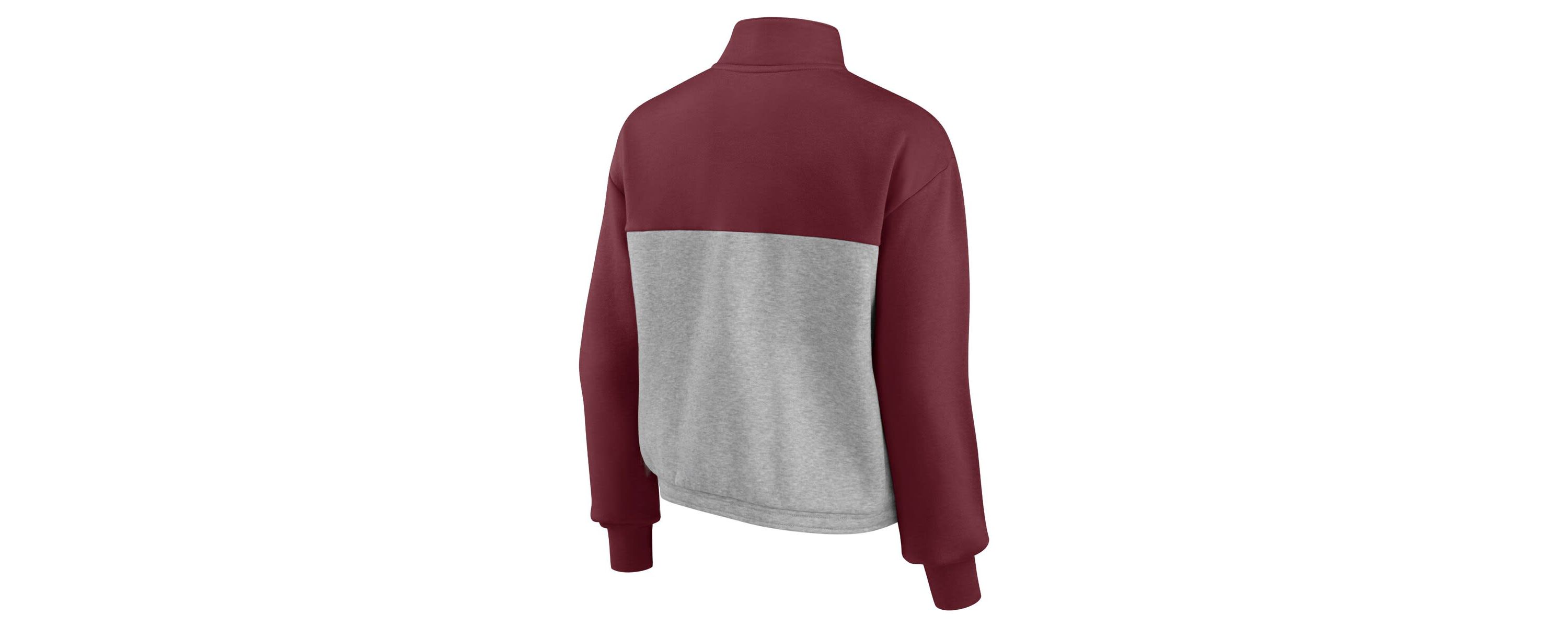 NCAA Fanatics ed Texas A&M Aggies Sideline to Sideline Colorblock Quarter-Zip Jacket