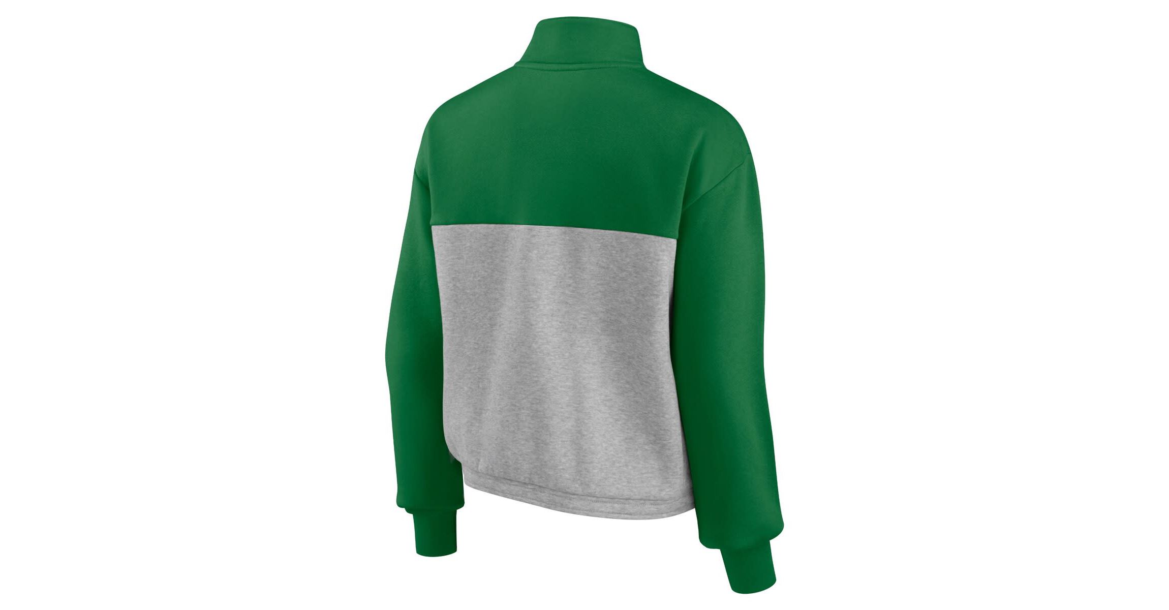 NCAA Fanatics ed Oregon Ducks Sideline to Sideline Colorblock Quarter-Zip Jacket