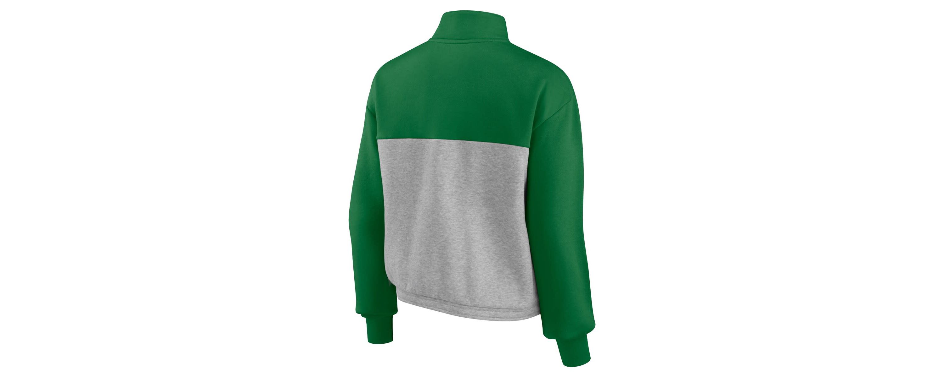 NCAA Fanatics ed Oregon Ducks Sideline to Sideline Colorblock Quarter-Zip Jacket
