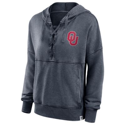 NCAA Fanatics ed Oklahoma Sooners Overall Speed Lace-Up Pullover Hoodie