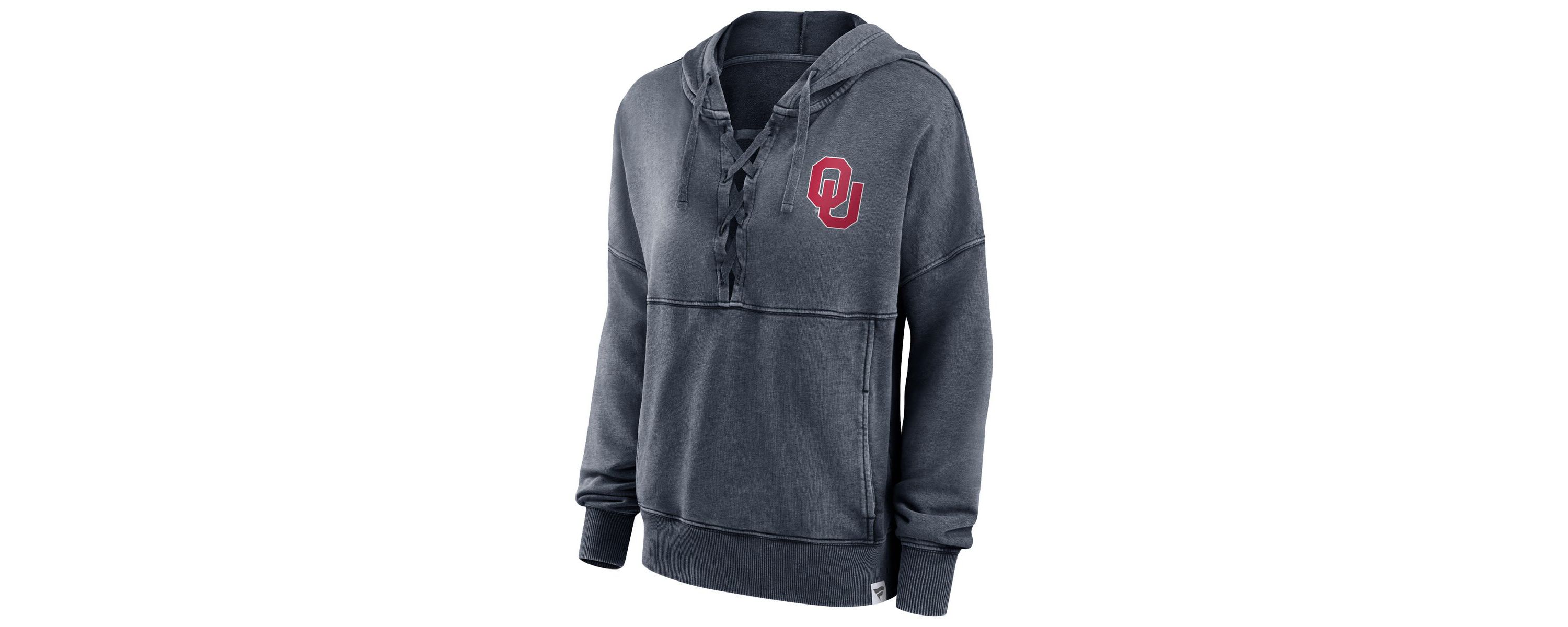 NCAA Fanatics ed Oklahoma Sooners Overall Speed Lace-Up Pullover Hoodie