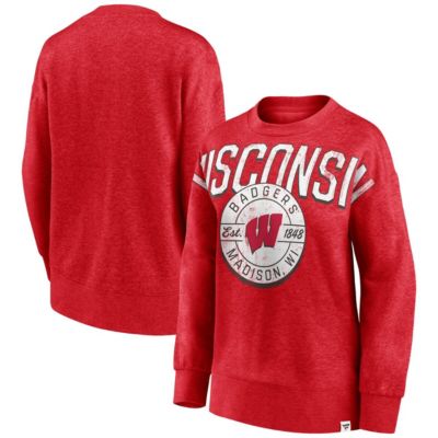NCAA Fanatics ed Wisconsin Badgers Jump Distribution Pullover Sweatshirt