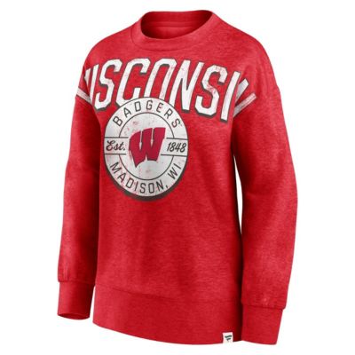 NCAA Fanatics ed Wisconsin Badgers Jump Distribution Pullover Sweatshirt