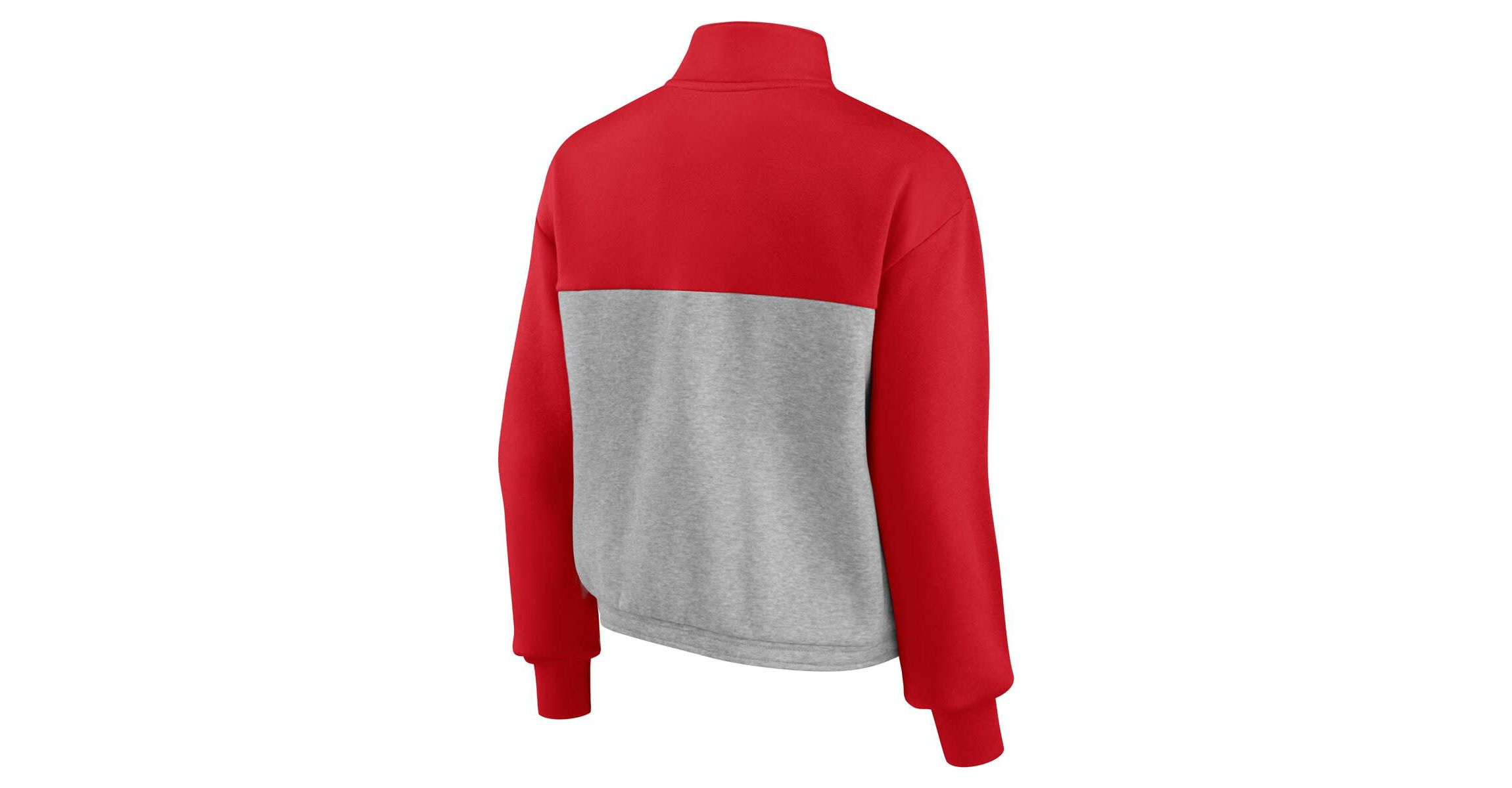 MLB Fanatics St. Louis Cardinals Iconic Cinch Waist Quarter-Zip Top