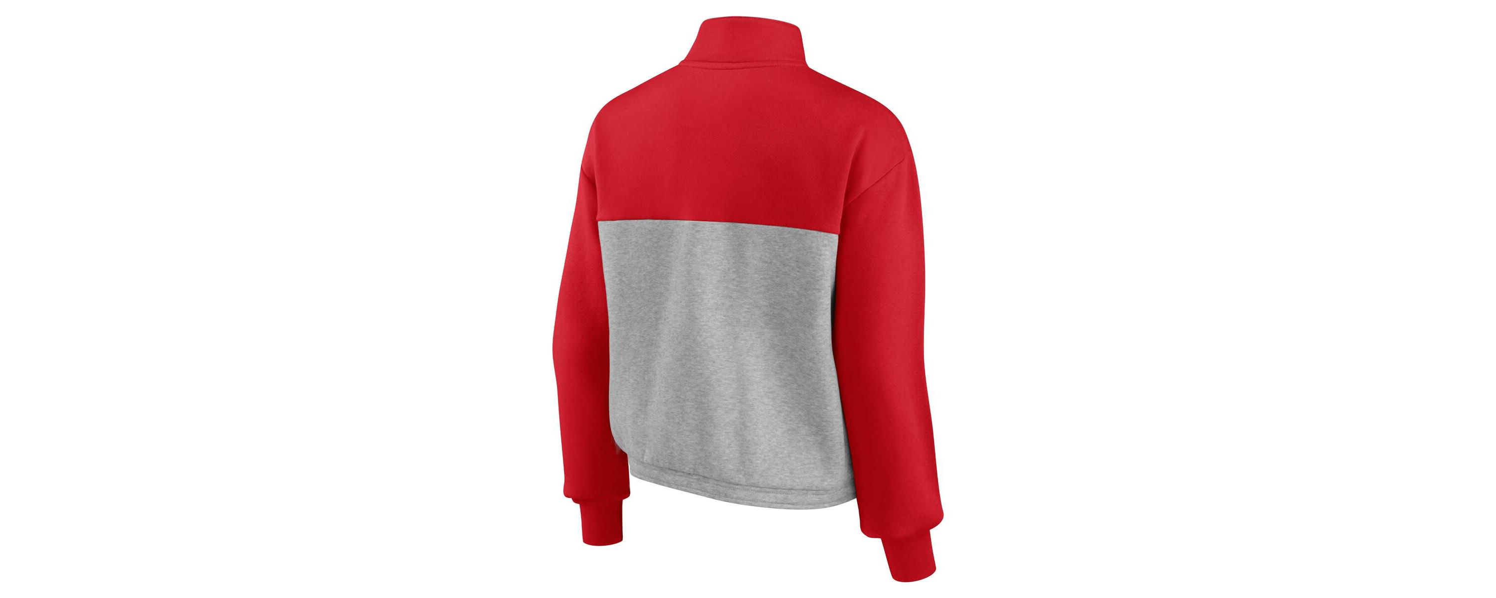 MLB Fanatics St. Louis Cardinals Iconic Cinch Waist Quarter-Zip Top