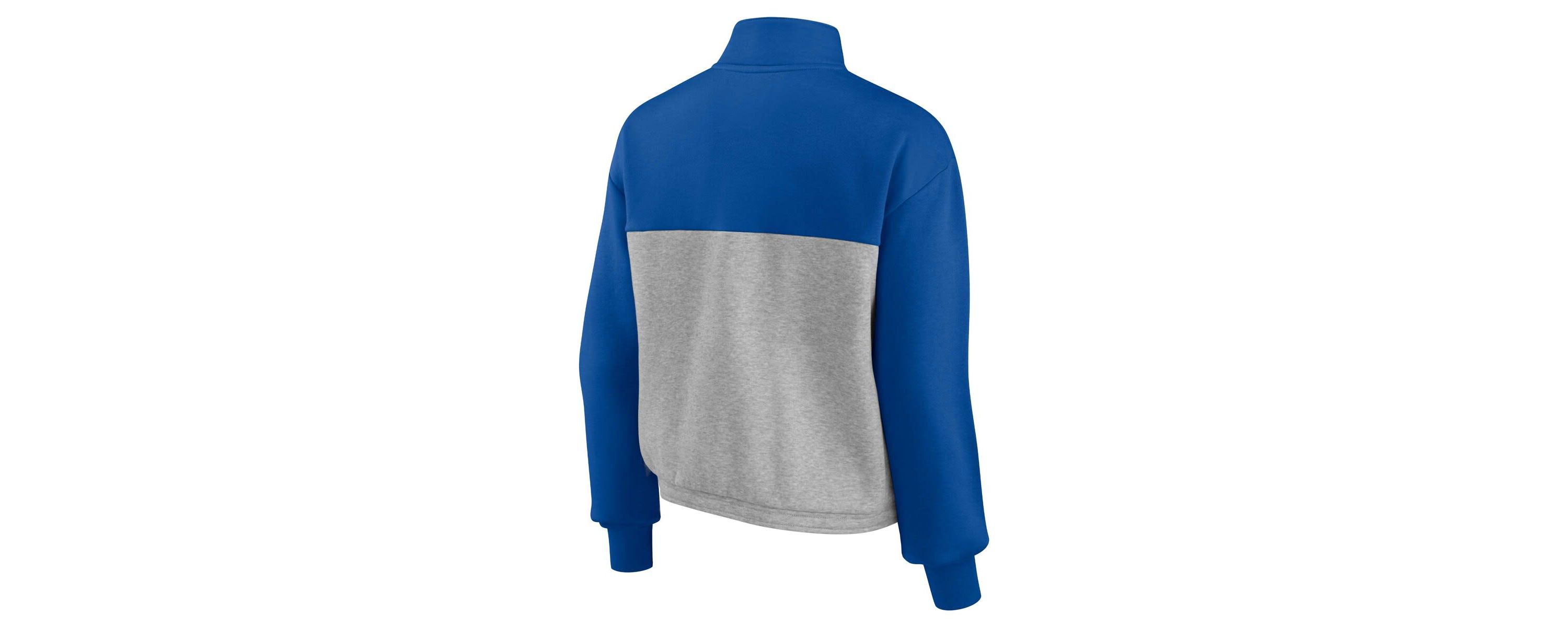 MLB Fanatics Chicago Cubs Iconic Cinch Waist Quarter-Zip Top