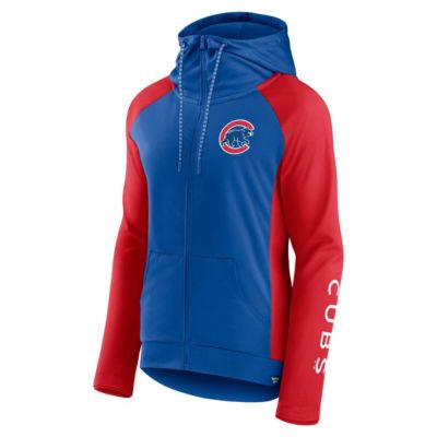 MLB Fanatics Chicago Cubs Iconic Raglan Full-Zip Hoodie