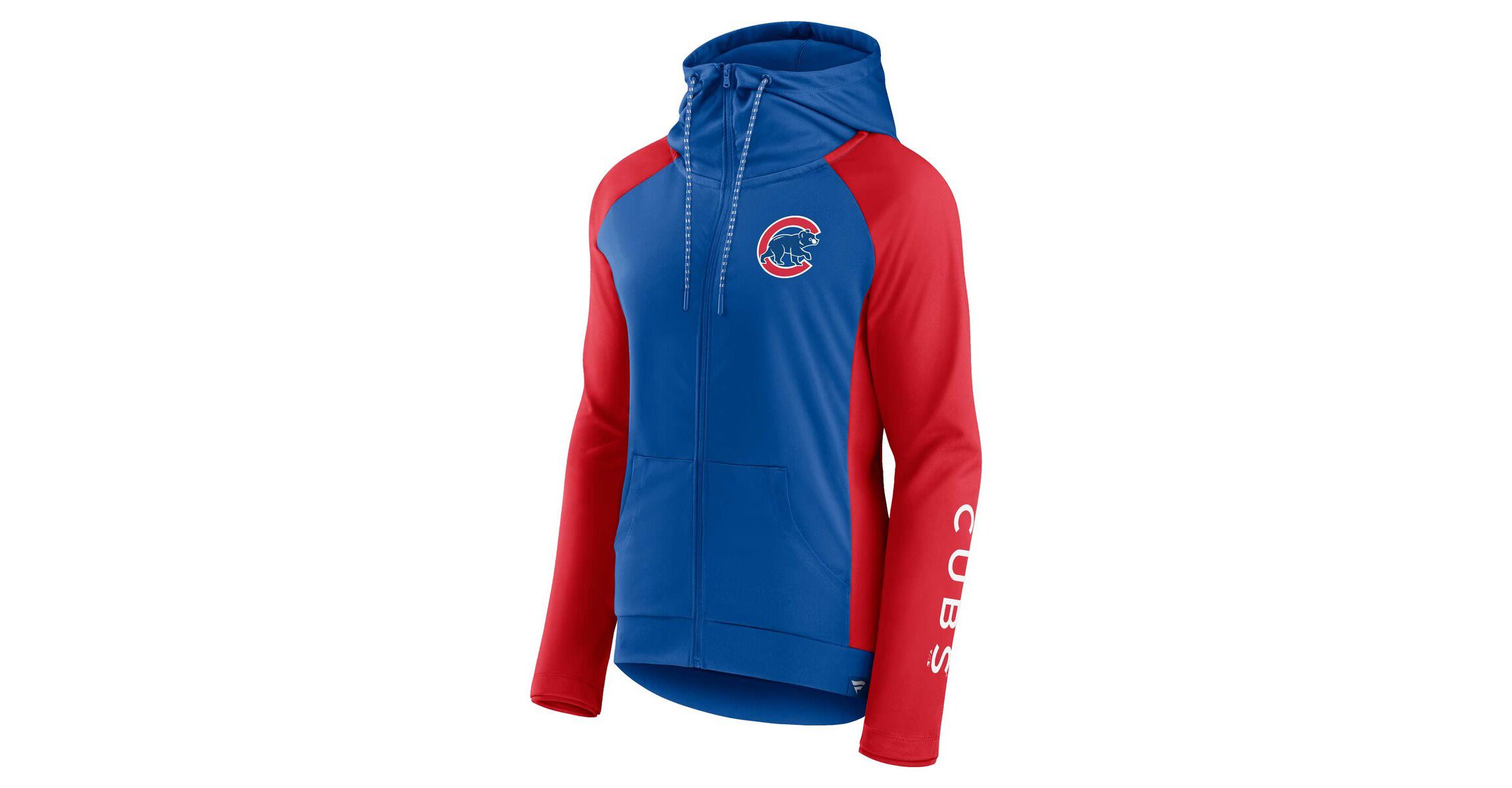 MLB Fanatics Chicago Cubs Iconic Raglan Full-Zip Hoodie