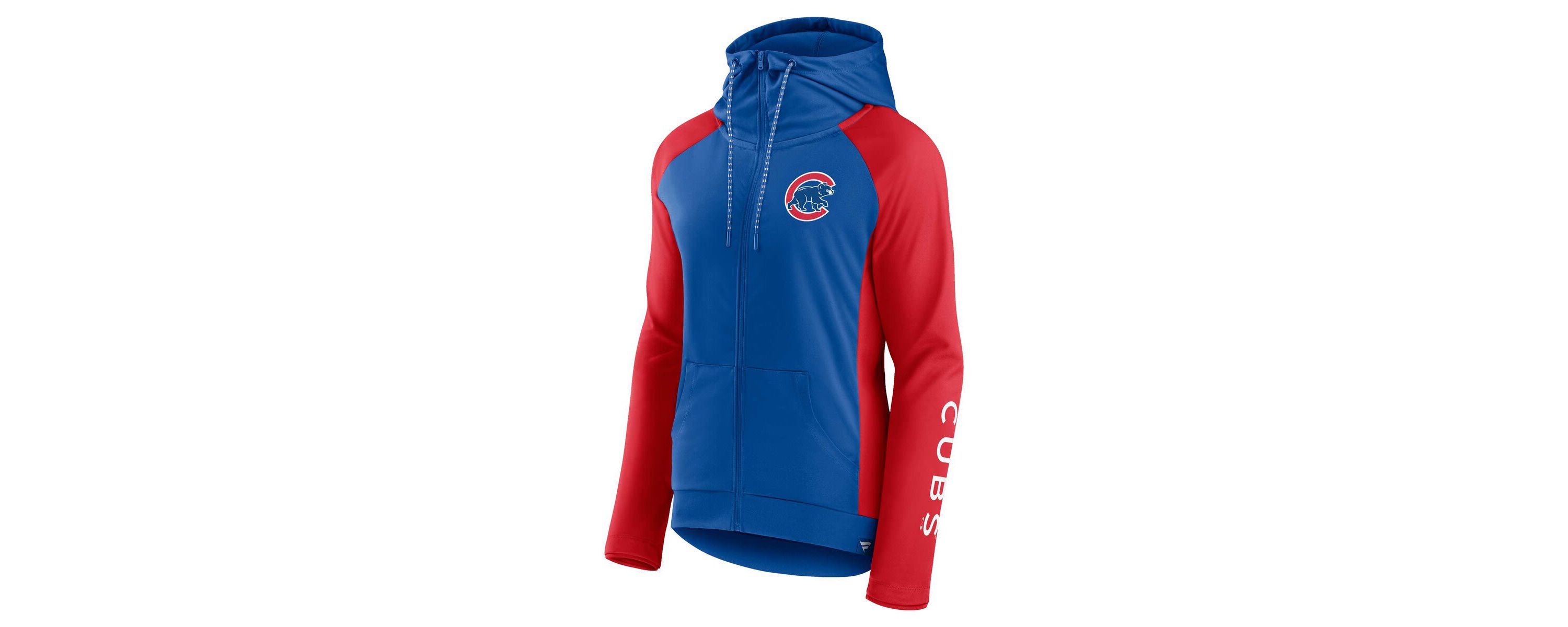 MLB Fanatics Chicago Cubs Iconic Raglan Full-Zip Hoodie