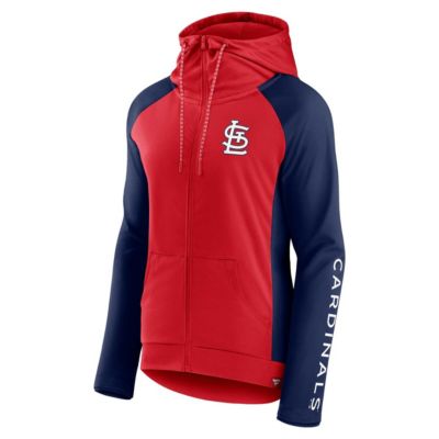 MLB Fanatics St. Louis Cardinals Iconic Raglan Full-Zip Hoodie