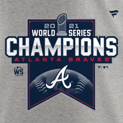 MLB Fanatics ed Atlanta Braves 2021 World Series s Locker Room Plus V-Neck T-Shirt
