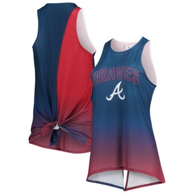 MLB Atlanta Braves Gradient Tie-Back Racerback Tank Top