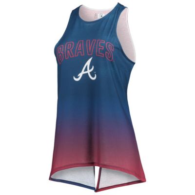 MLB Atlanta Braves Gradient Tie-Back Racerback Tank Top