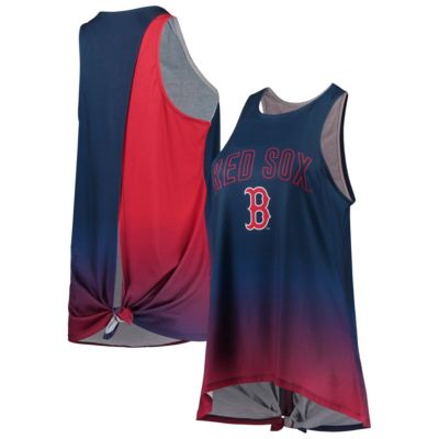 Boston Red Sox MLB Gradient Tie-Back Racerback Tank Top