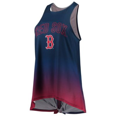 Boston Red Sox MLB Gradient Tie-Back Racerback Tank Top