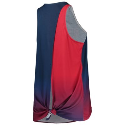 Boston Red Sox MLB Gradient Tie-Back Racerback Tank Top