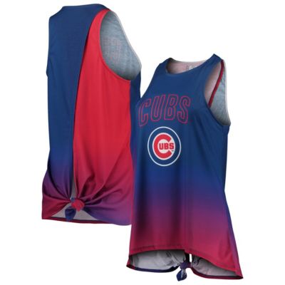 MLB Chicago Cubs Gradient Tie-Back Racerback Tank Top