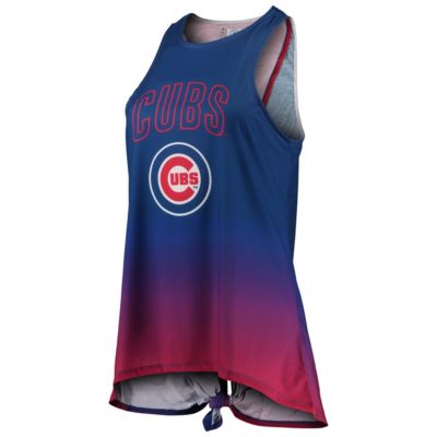 MLB Chicago Cubs Gradient Tie-Back Racerback Tank Top