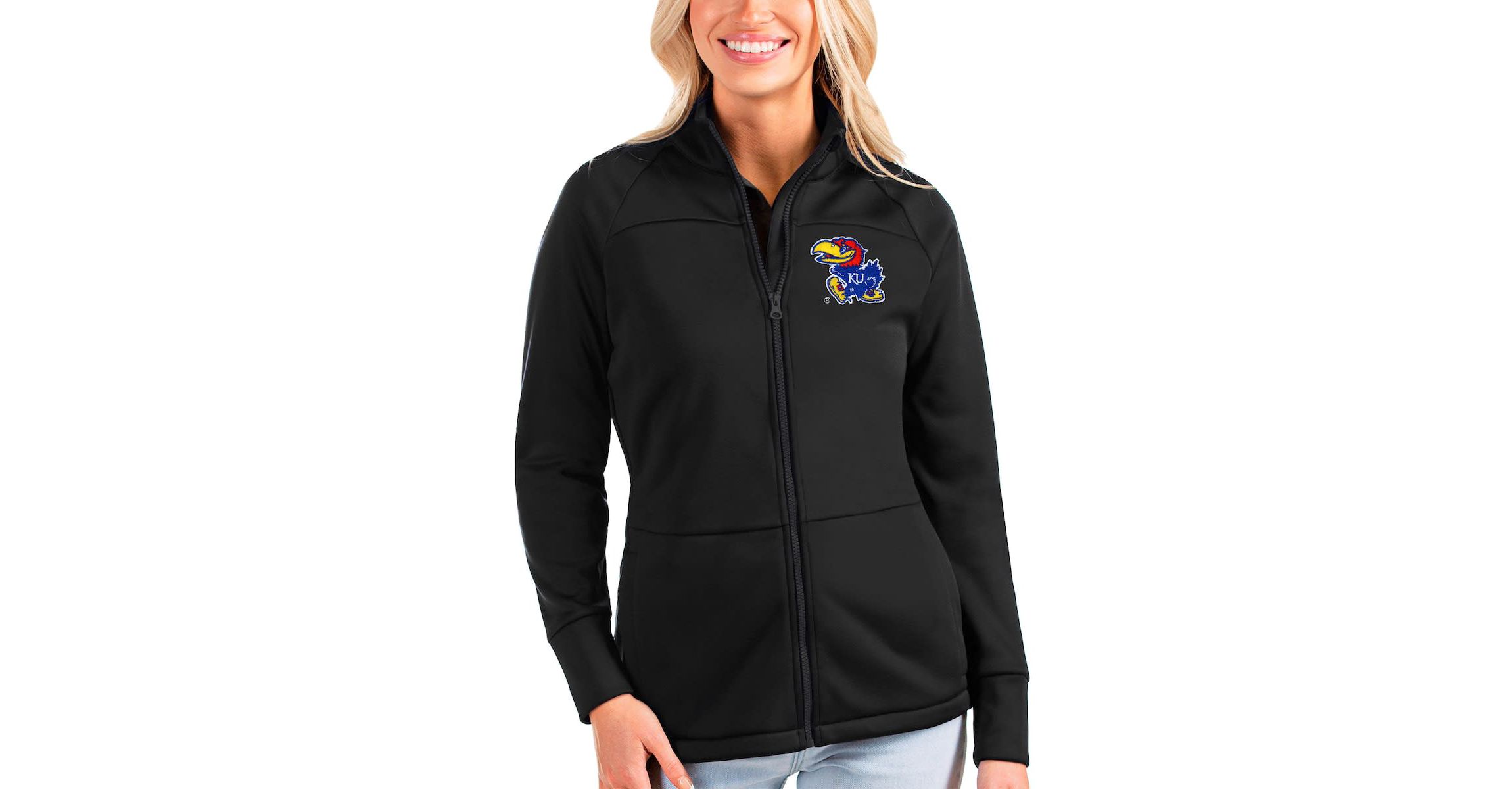 NCAA Kansas Jayhawks Links Full-Zip Golf Jacket