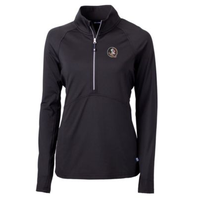 Cutter & Buck Women's NCAA Florida State Seminoles Adapt Eco Knit Half-Zip Pullover Jacket