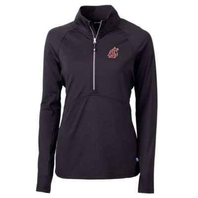 NCAA Washington State Cougars Adapt Eco Knit Half-Zip Pullover Jacket