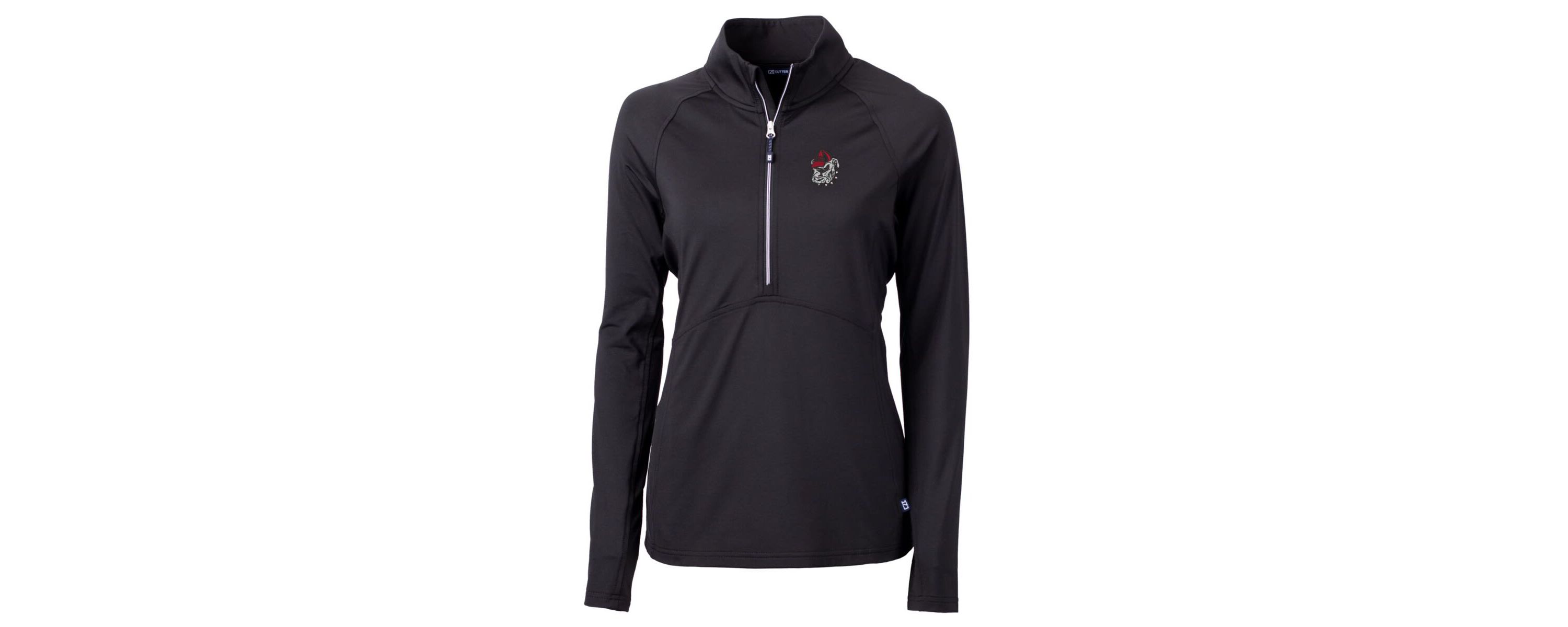 NCAA Georgia Bulldogs Adapt Eco Knit Half-Zip Pullover Jacket