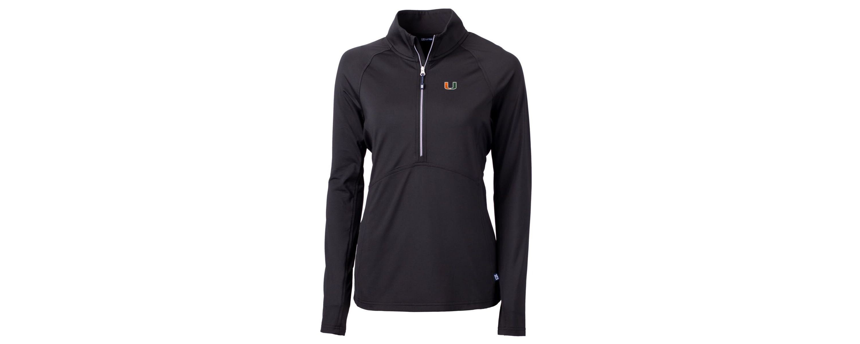 Miami (FL) Hurricanes NCAA Miami Hurricanes Adapt Eco Knit Half-Zip Pullover Jacket