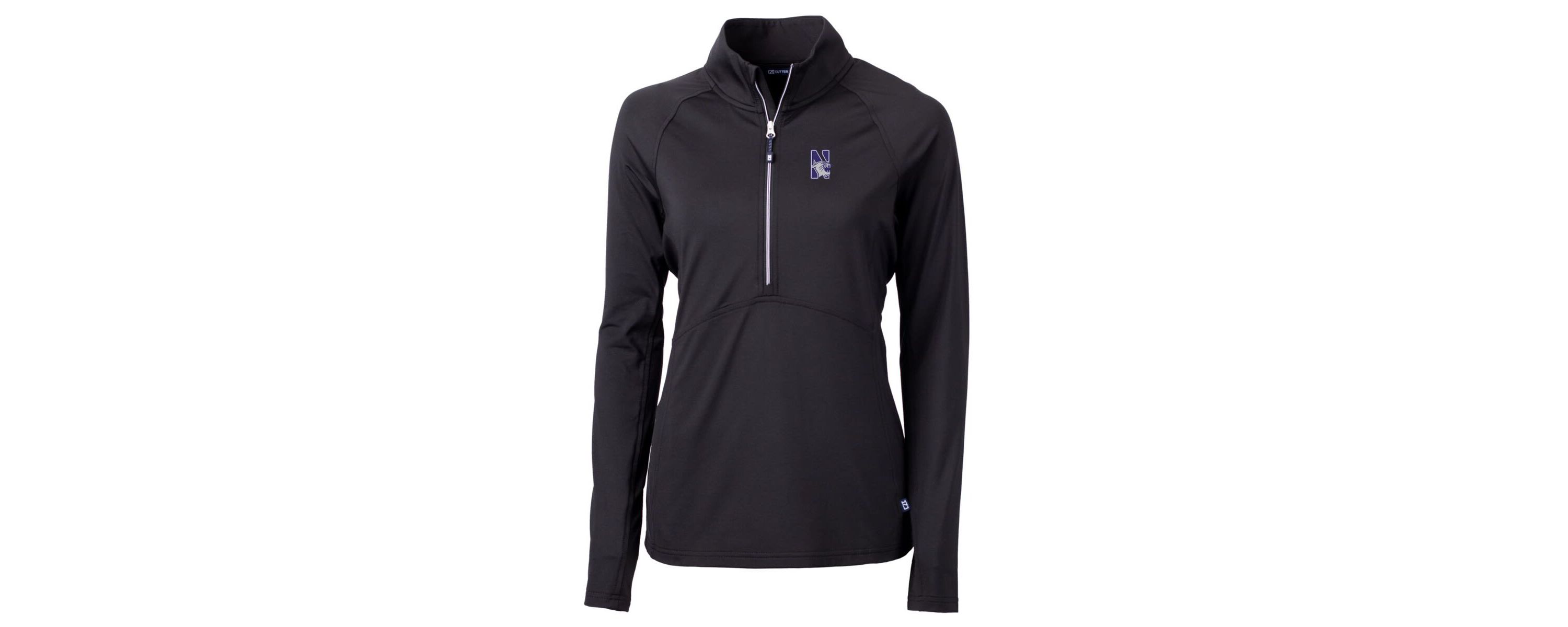 NCAA Northwestern Wildcats Adapt Eco Knit Half-Zip Pullover Jacket