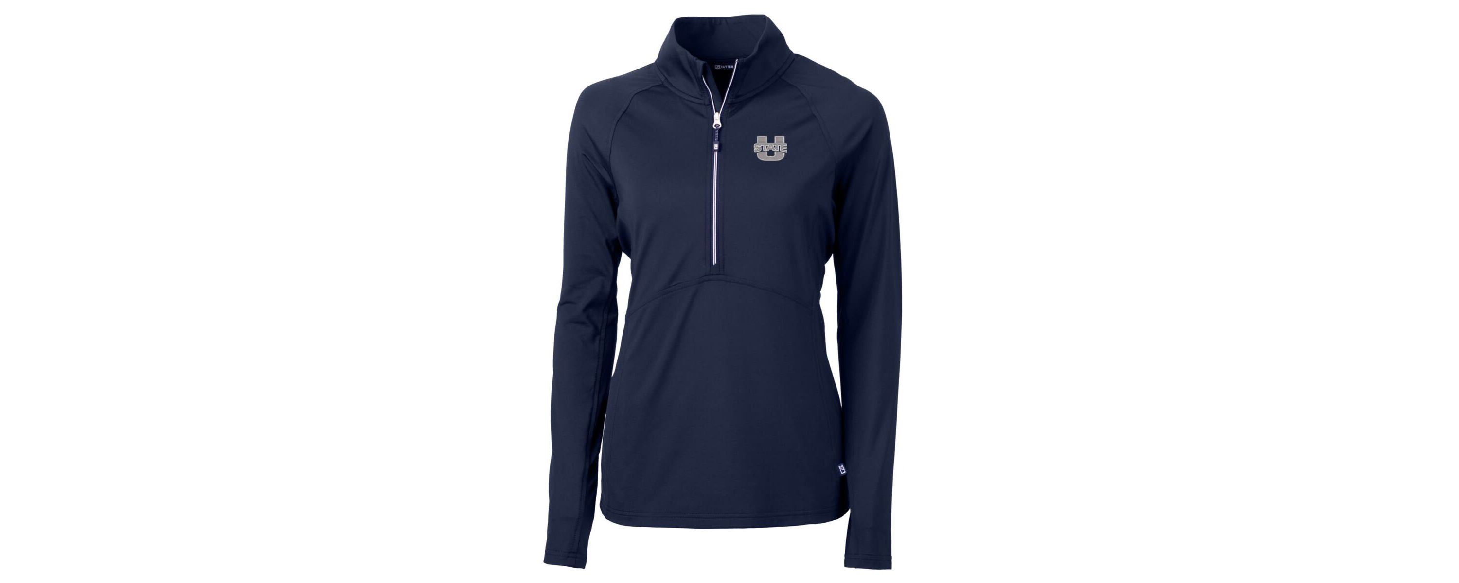 NCAA Utah State Aggies Adapt Eco Knit Half-Zip Pullover Jacket