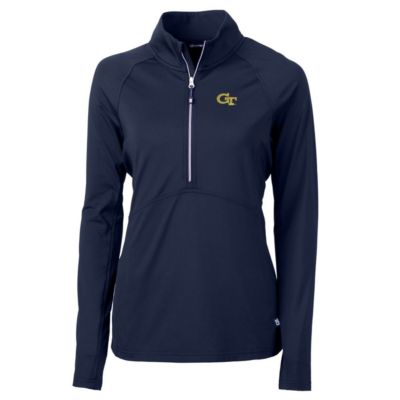 Georgia Tech Yellow Jackets NCAA Adapt Eco Knit Half-Zip Pullover Jacket