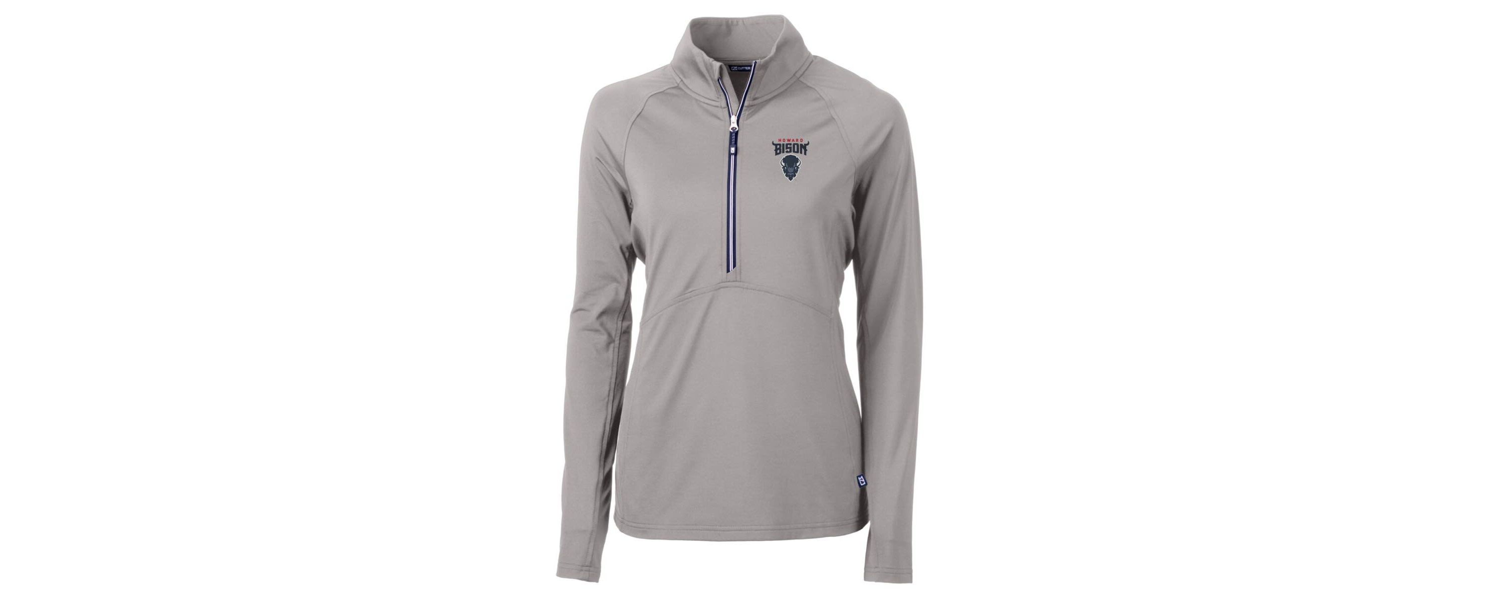NCAA Howard Bison Adapt Eco Knit Half-Zip Pullover Jacket