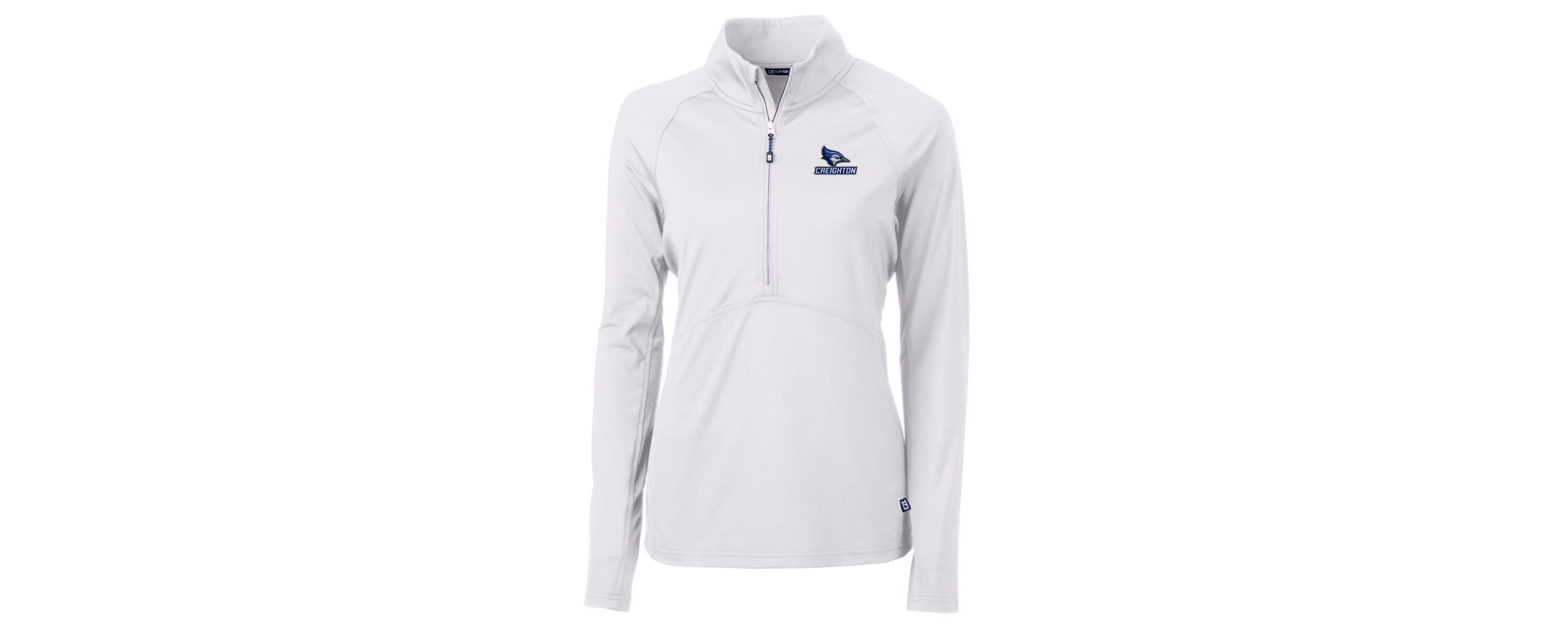 Creighton University Bluejays NCAA Creighton Bluejays Adapt Eco Knit Half-Zip Pullover Jacket