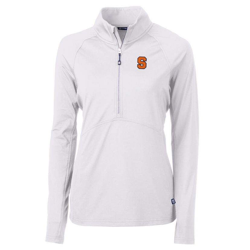 Syracuse Orange NCAA Syracuse Adapt Eco Knit Half-Zip Pullover Jacket